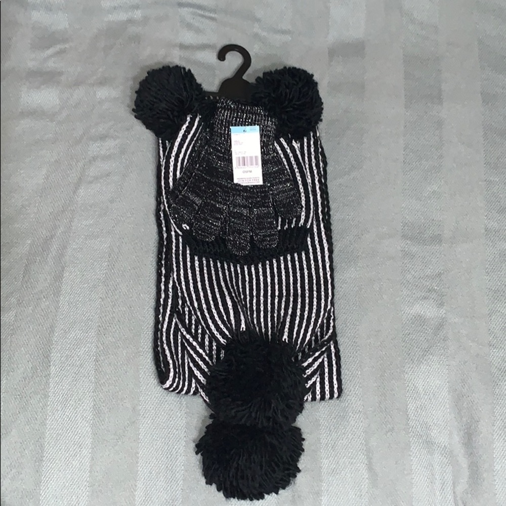 Girls Lurex 3pc Winter Set